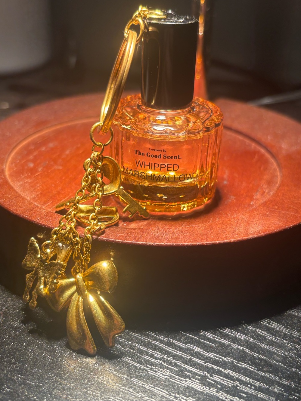 Whipped Marshmallow Perfume Keychain